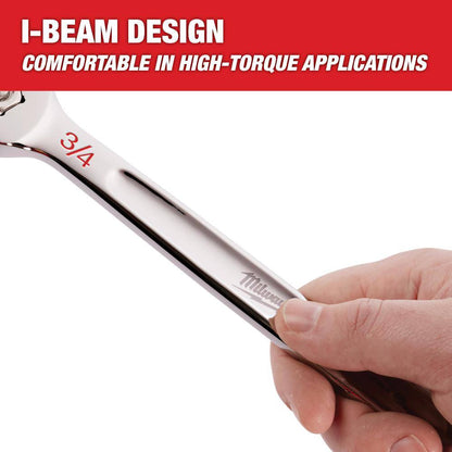 Combination SAE and Metric Wrench Mechanics Tool Set (30-Piece)