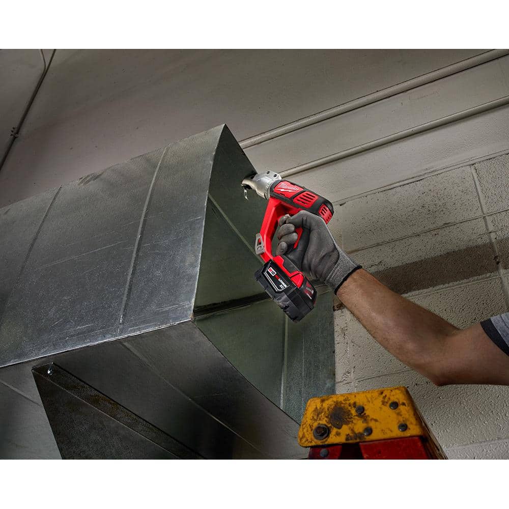 M18 18-Volt Lithium-Ion Cordless 18-Gauge Double Cut Metal Shear w/5.0 ah Battery