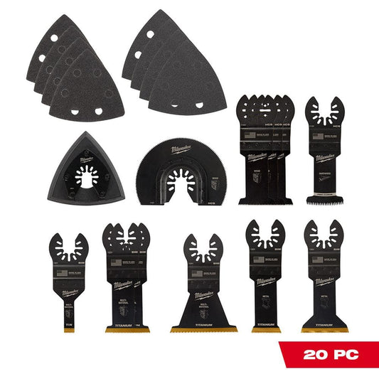 Oscillating Multi-Tool Blade Kit (20-Piece)