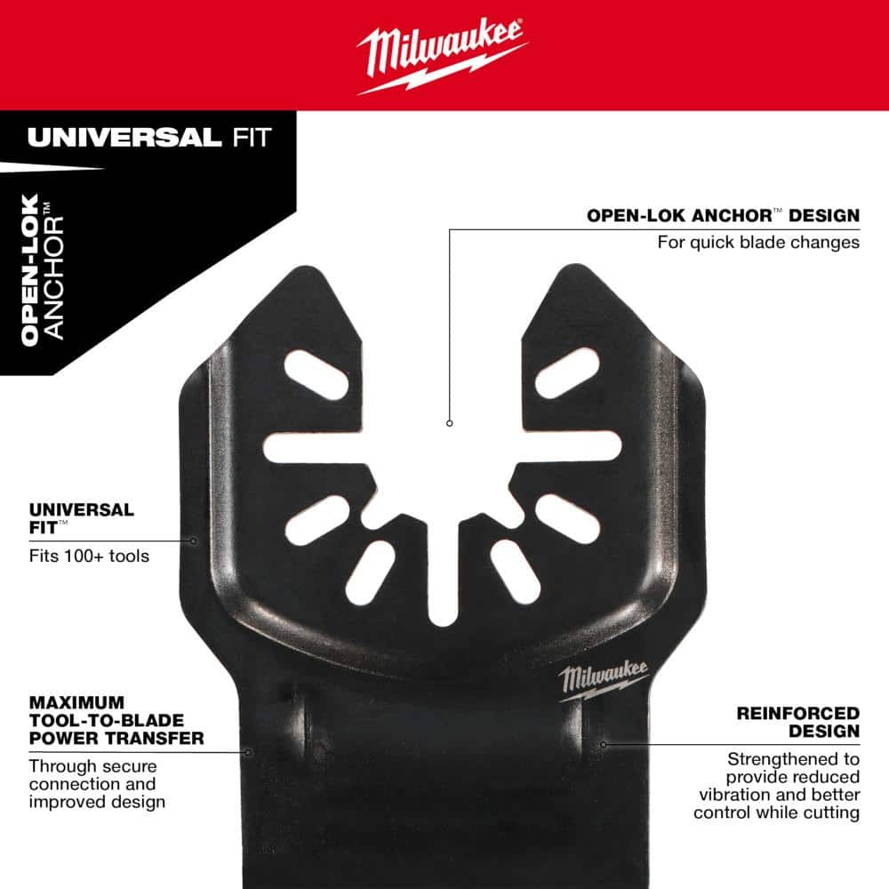 Universal Fit OPEN-LOK Diamond MAX Diamond Grit Grout Removal Multi-Tool Blade (1-Pack)