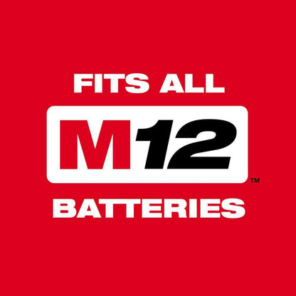 M12 FUEL 12V Lithium-Ion Cordless Oscillating Multi-Tool with M12 XC 5.0 Ah Battery (2-Pack) Starter Kit and Charger