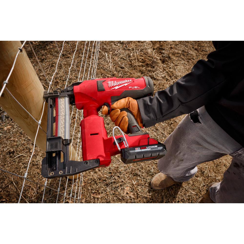 M18 FUEL 18-Volt Lithium-Ion Brushless Cordless Utility Fencing Stapler (Tool-Only)