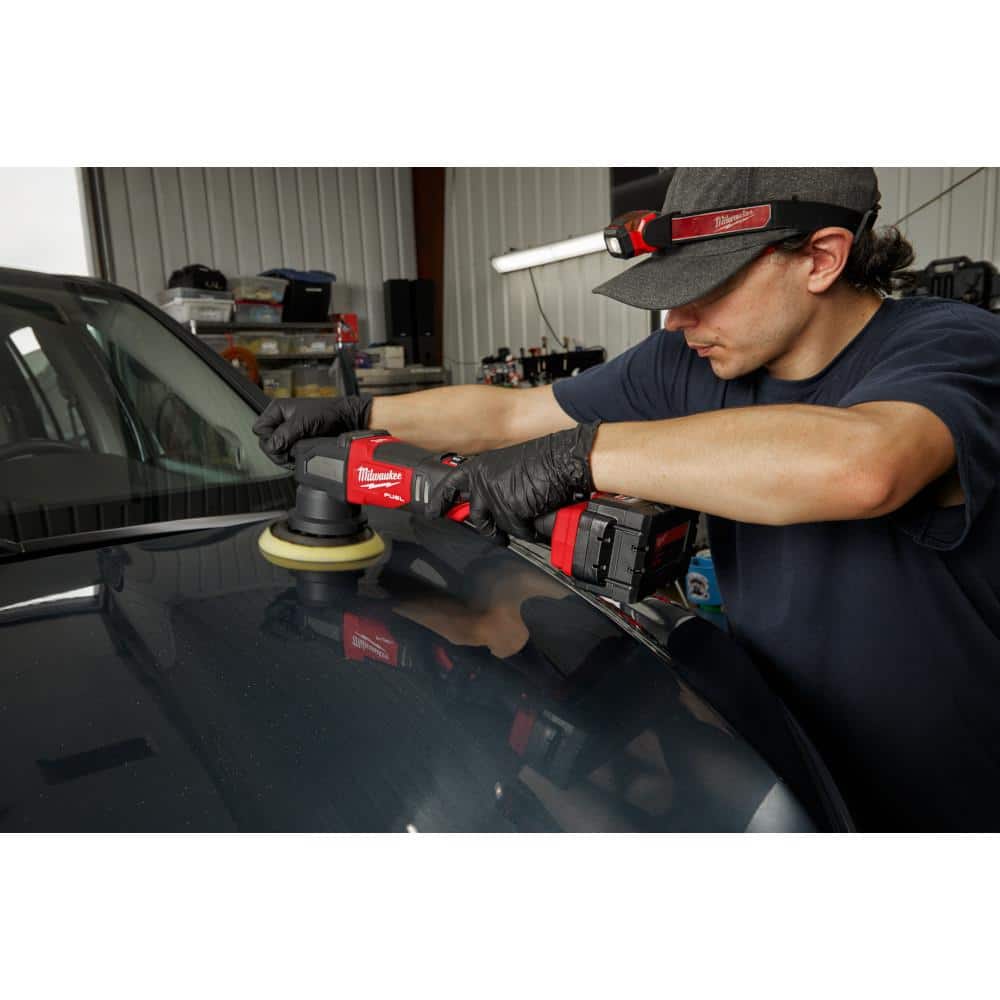 M18 FUEL18V Lithium-Ion Brushless Cordless 15MM DA Polisher (Tool-Only)