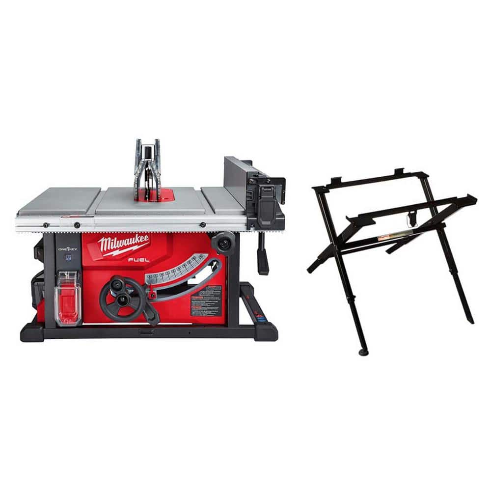 M18 FUEL ONE-KEY 18-Volt Lithium-Ion Brushless Cordless 8-1/4 in. Table Saw Kit with (1) 12.0Ah Battery and Stand