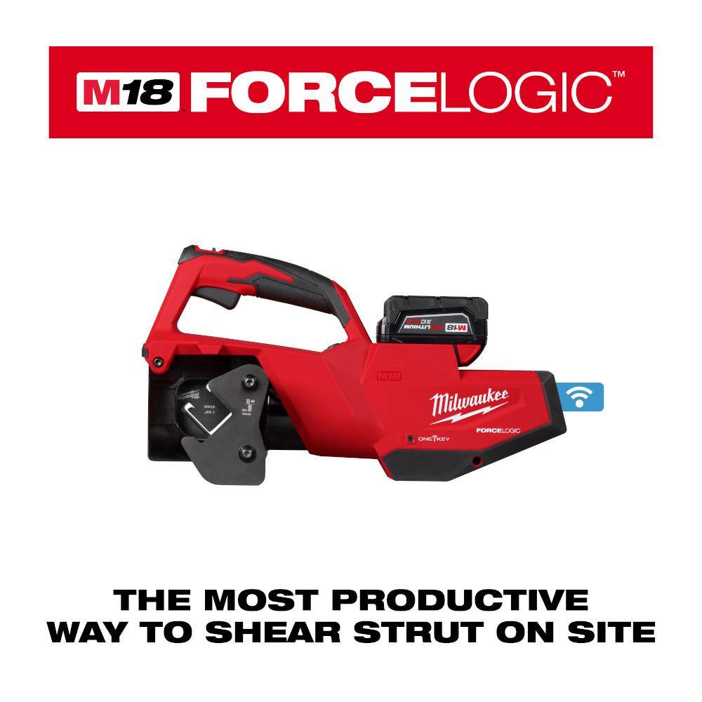 M18 18V Lithium-Ion Brushless Cordless FORCE LOGIC Single Channel Strut Shear Kit