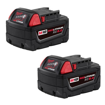 M18 18V Lithium-Ion XC Extended Capacity Battery Pack 5.0Ah (10-Pack)