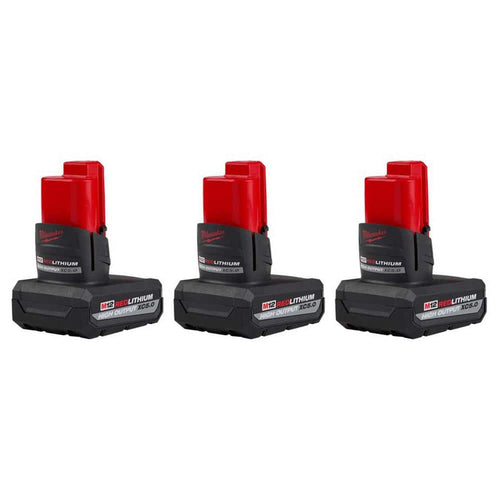 M12 12-Volt Lithium-Ion XC High Output 5 Ah Battery (3-Pack)