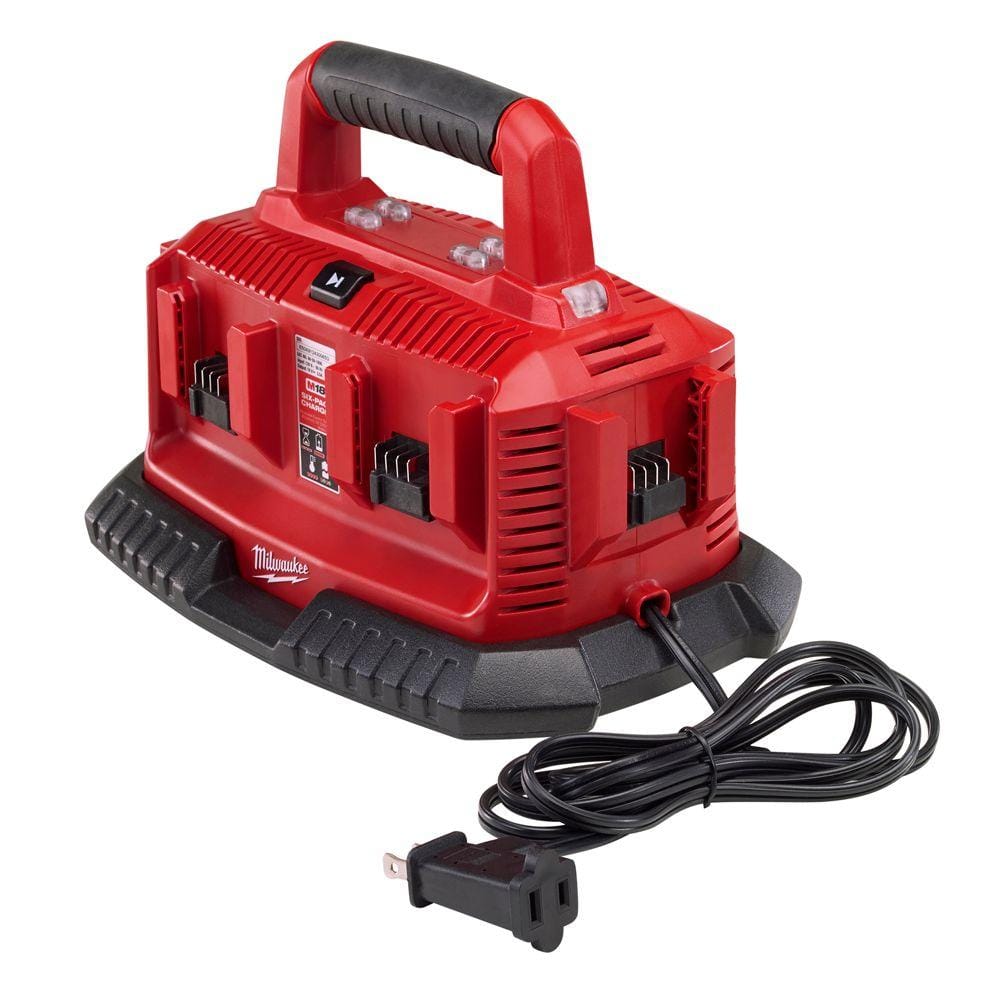 M18 18-Volt Lithium-Ion 6-Port Sequential Battery Charger