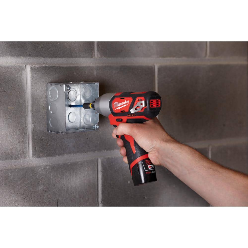 M12 12-Volt Lithium-Ion Cordless 2-Tool Combo Kit with M12 12-Volt Lithium-Ion Cordless 3/8 in. Crown Stapler