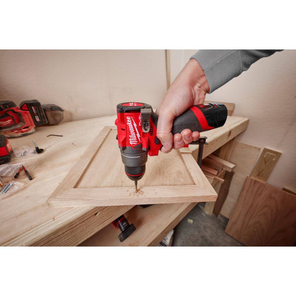 M12 FUEL 12-Volt Lithium-Ion Brushless Cordless Hammer Drill and Impact Driver Combo Kit (2-Tool) with Cut Off Saw