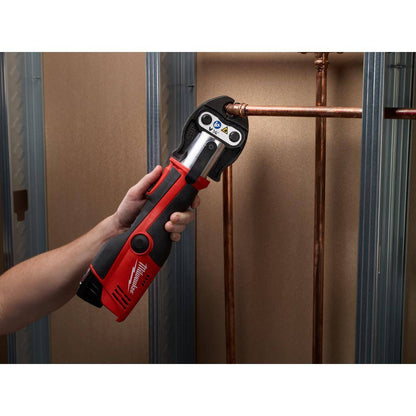 M12 12-Volt Lithium-Ion Force Logic Cordless Press Tool Kit with M12 Copper Tubing Cutter (3 Jaws Included)