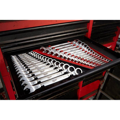 SAE/Metric Combination Ratcheting Wrench Mechanics Tool Set (30-Piece)