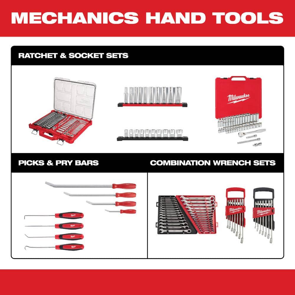 SAE/Metric Combination Ratcheting Wrench Mechanics Tool Set (30-Piece)