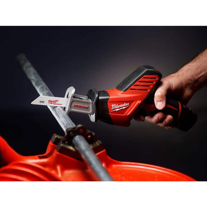 M12 12V Lithium-Ion HACKZALL Cordless Reciprocating Saw Kit with One 1.5Ah Battery, Charger and Tool Bag