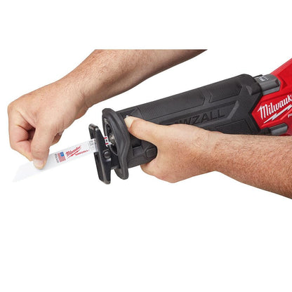 M18 FUEL 18V Lithium-Ion Brushless Cordless SAWZALL Reciprocating Saw Kit W/M18 FUEL Grinder