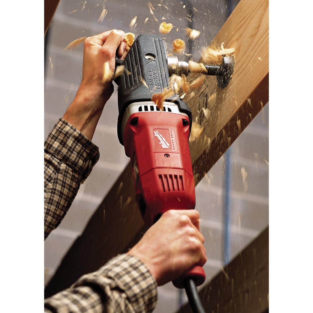 13 Amp Corded 1/2 in. Super Hawg Hole Hawg Right Angle Drill Driver