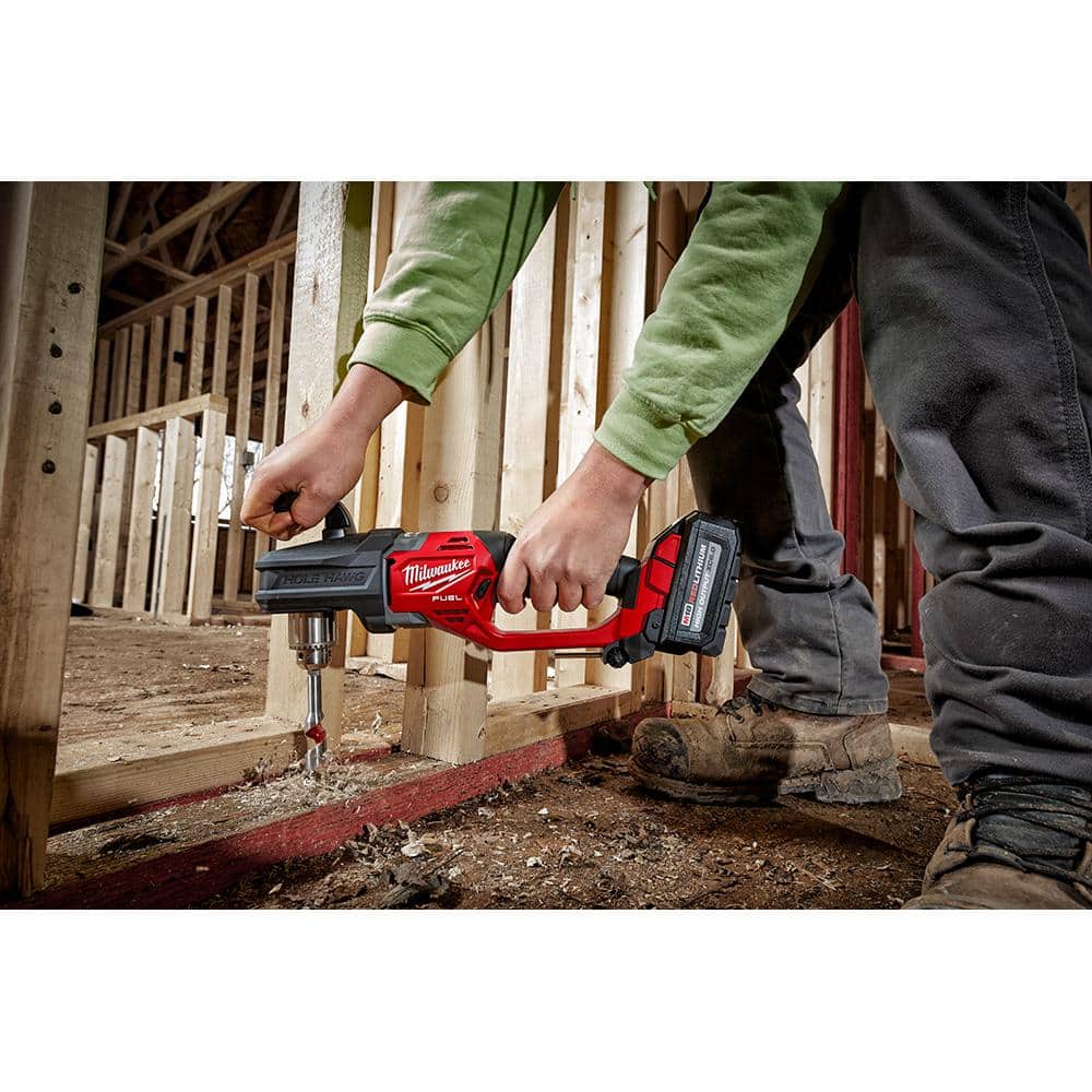 M18 FUEL GEN II 18V Lithium-Ion Brushless Cordless 1/2 in. Hole Hawg Right Angle Drill (Tool-Only)