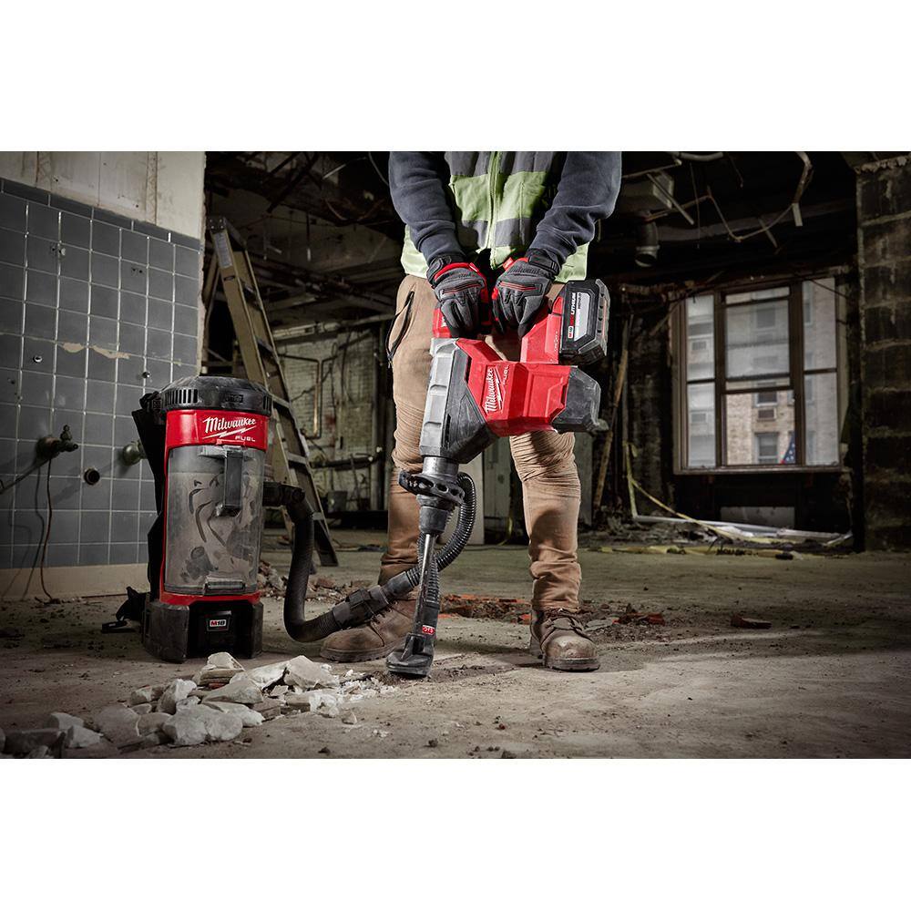 M18 FUEL ONE-KEY 18-Volt Lithium-Ion Brushless Cordless 1-3/4 in. SDS-MAX Rotary Hammer Kit with Three 12.0 Ah Batteries
