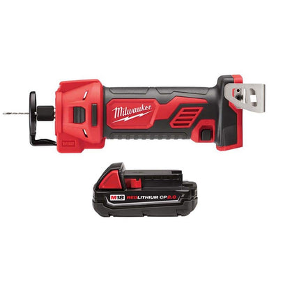 M18 18V Lithium-Ion Cordless Drywall Cut Out Rotary Tool w/2.0ah Battery
