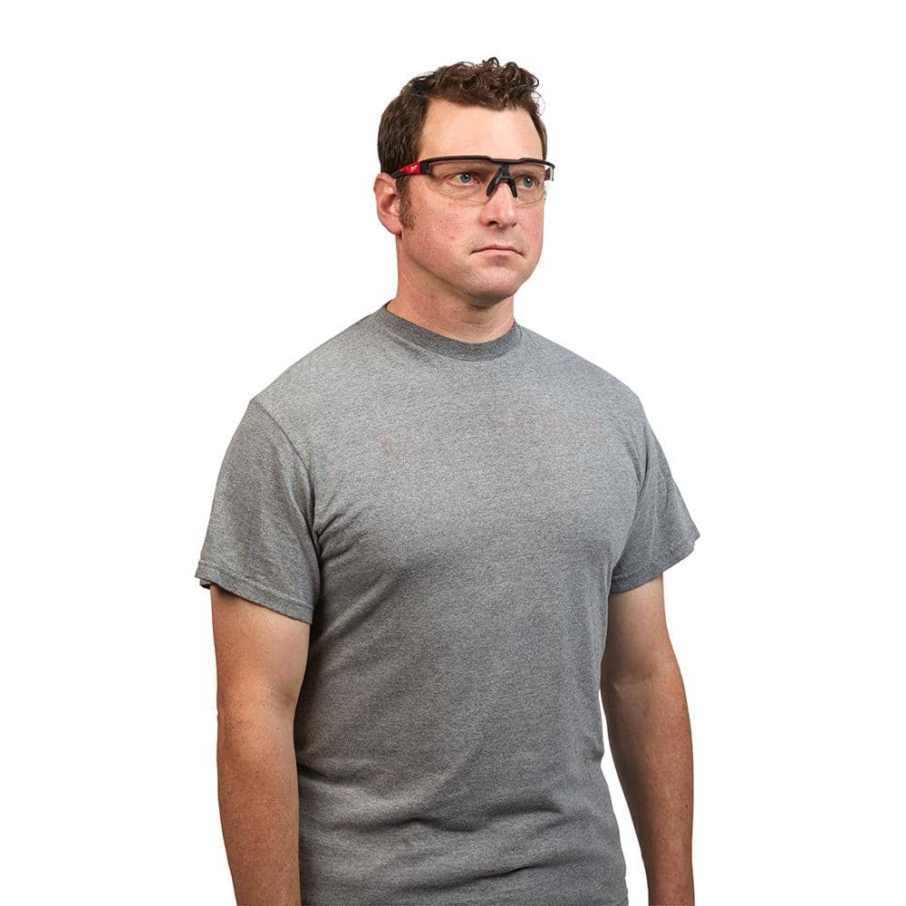 Safety Glasses with Clear Anti-Scratch Lenses (3-Pack)
