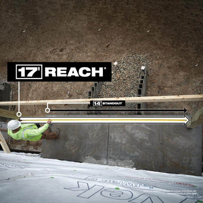 35 ft. x 1-5/16 in. Wide Blade Tape Measure with 17 ft. Reach