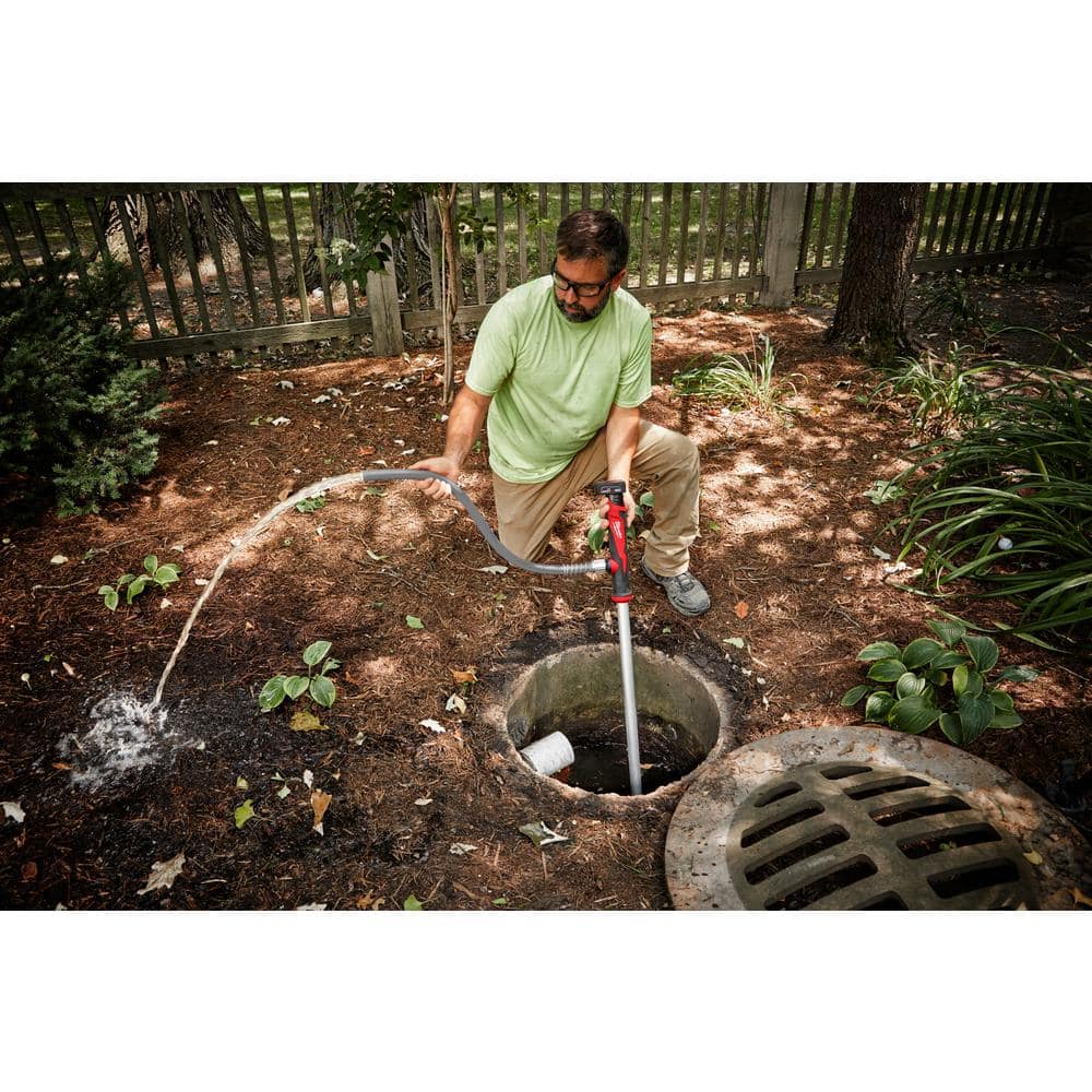 M12 12-Volt Lithium-Ion Cordless 9 GPM 0 hp. Submersible Stick Water Transfer Pump (Tool Only)