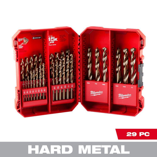 Cobalt Red Helix Drill Bit Set for Drill Drivers (29-Piece)
