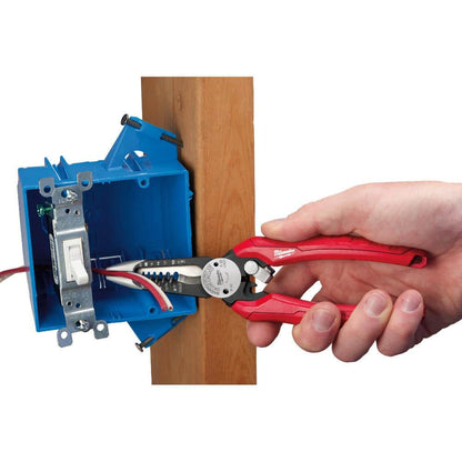 7.75 in. Combination Electricians 6-in-1 Wire Stripper/Cutter Pliers