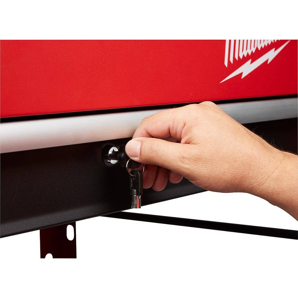 40 in. 2-Drawer Steel Work Cart